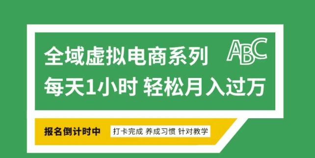 全域虚拟电商变现系列，通过平台出售虚拟电商产品从而获利网赚项目-副业赚钱-互联网创业-资源整合一卡云创-专注知识分享-源码分享